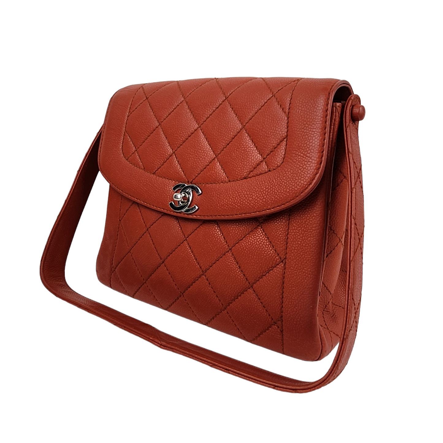 Chanel Matelasse Caviar Leather Shoulder Bag