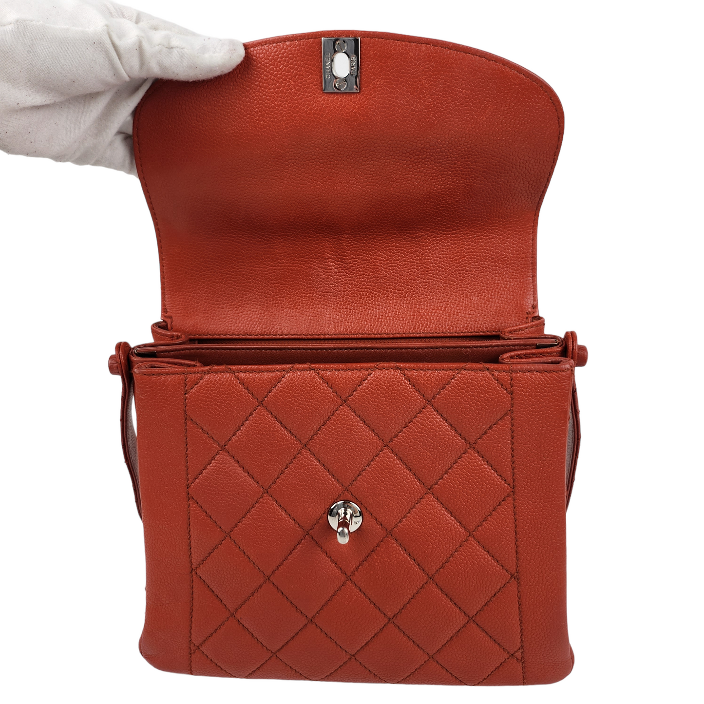 Chanel Matelasse Caviar Leather Shoulder Bag