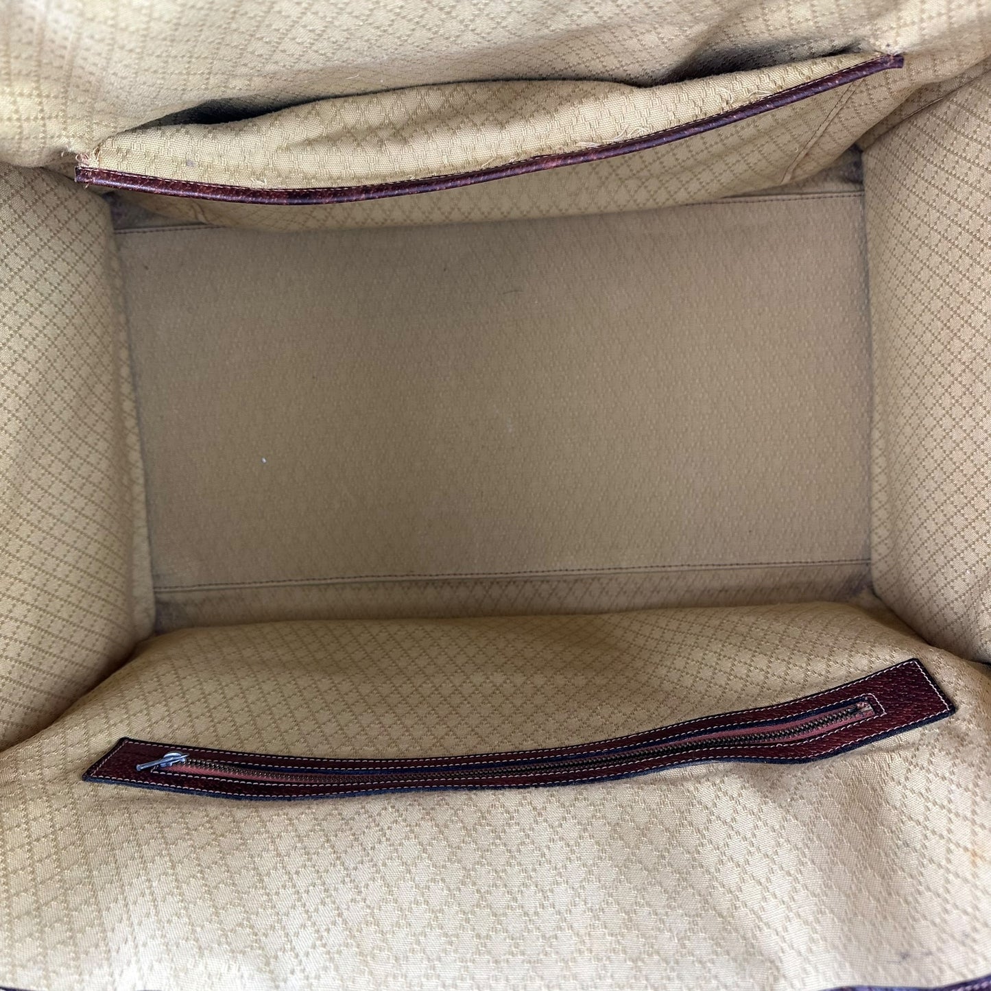 Gucci Vintage Monogram Canvas Travel Bag