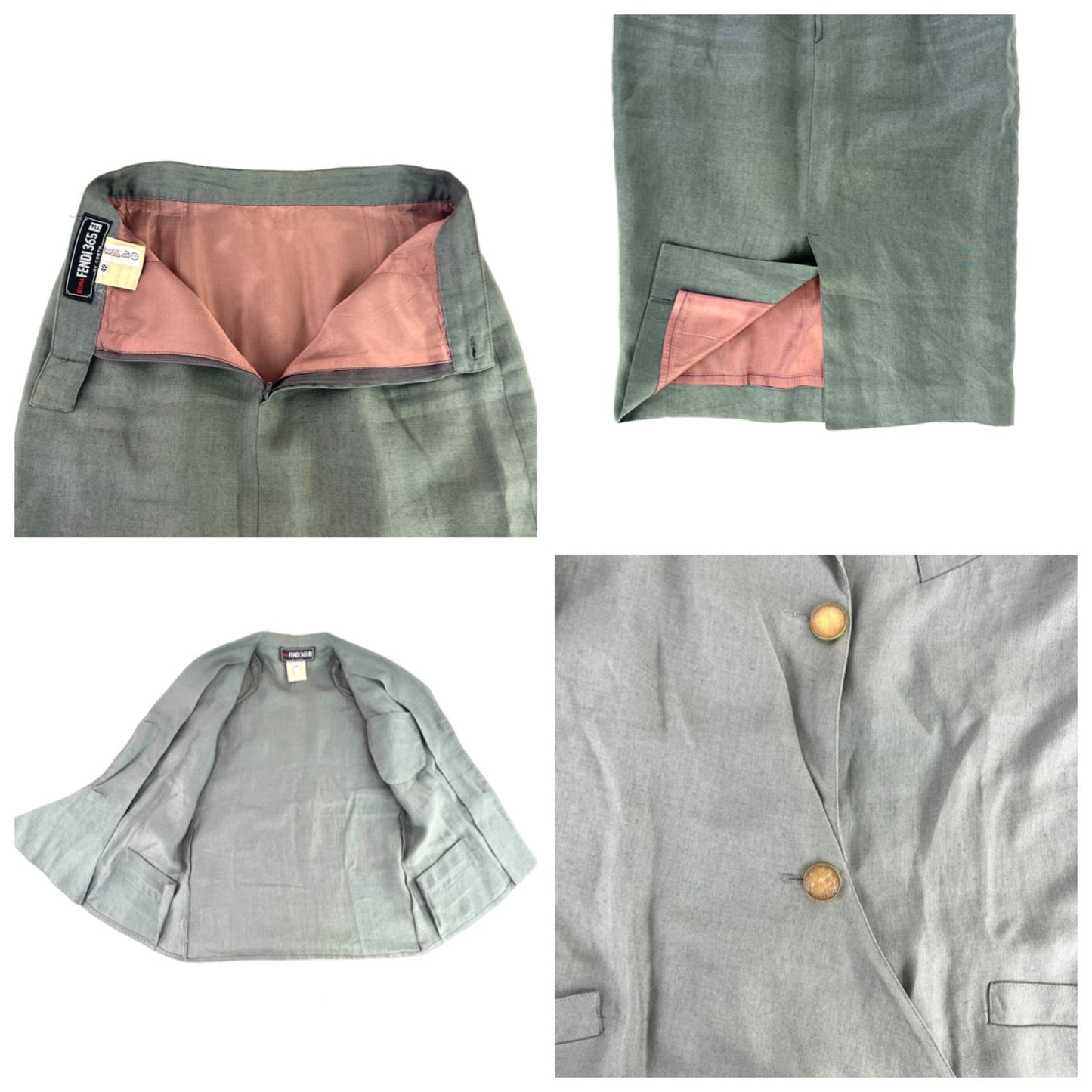 Fendi Vintage Linen 2 Piece Set