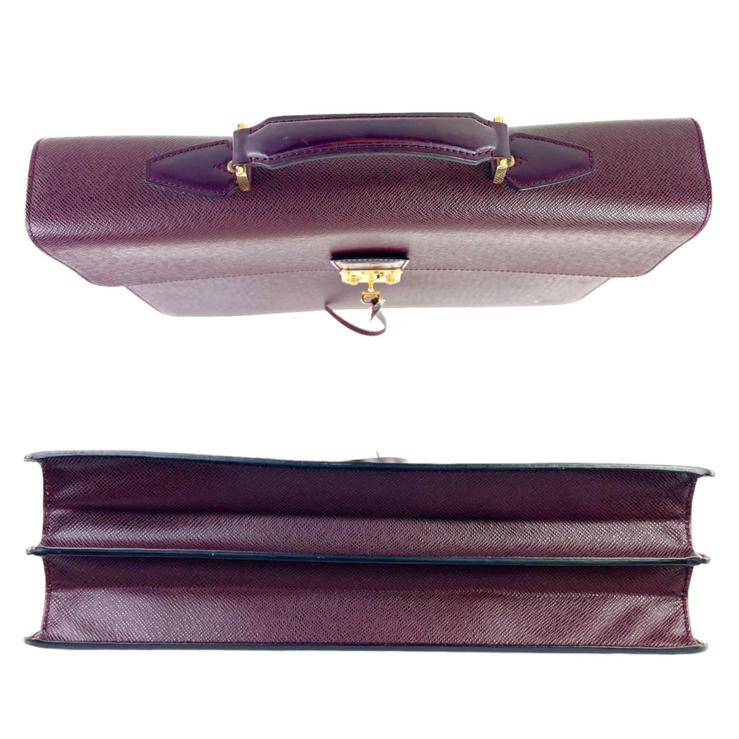 Louis Vuitton Vintage Serviette Taiga Leather Briefcase