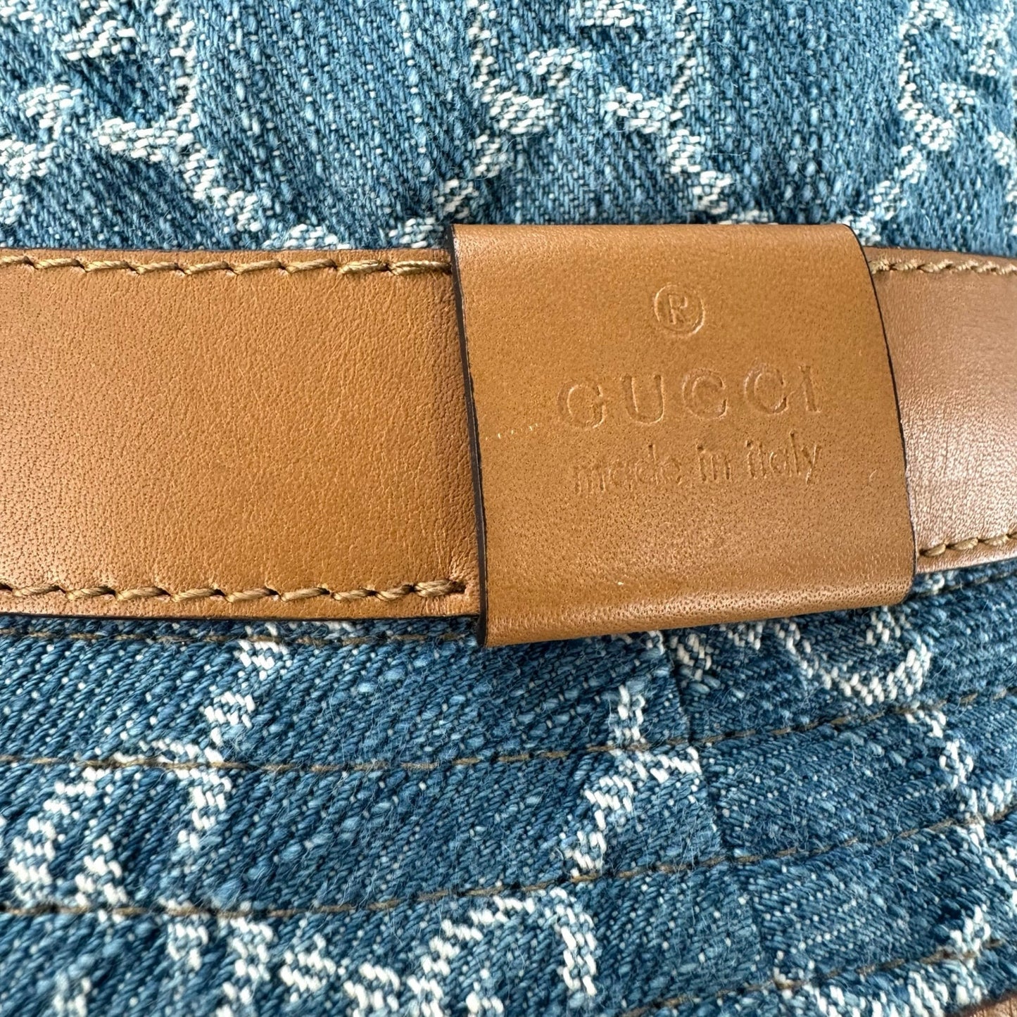 Gucci Monogram Denim Hat