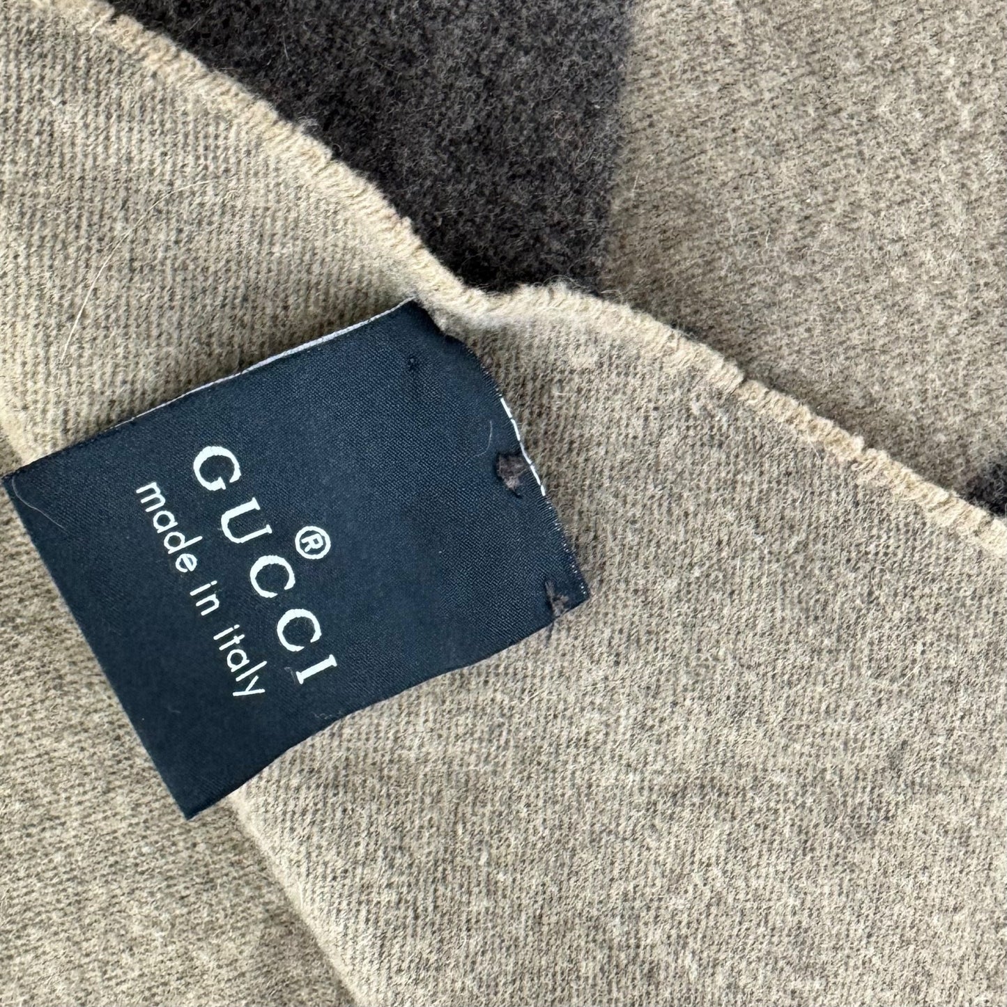 Gucci Monogram Wool & Cashmere Blanket