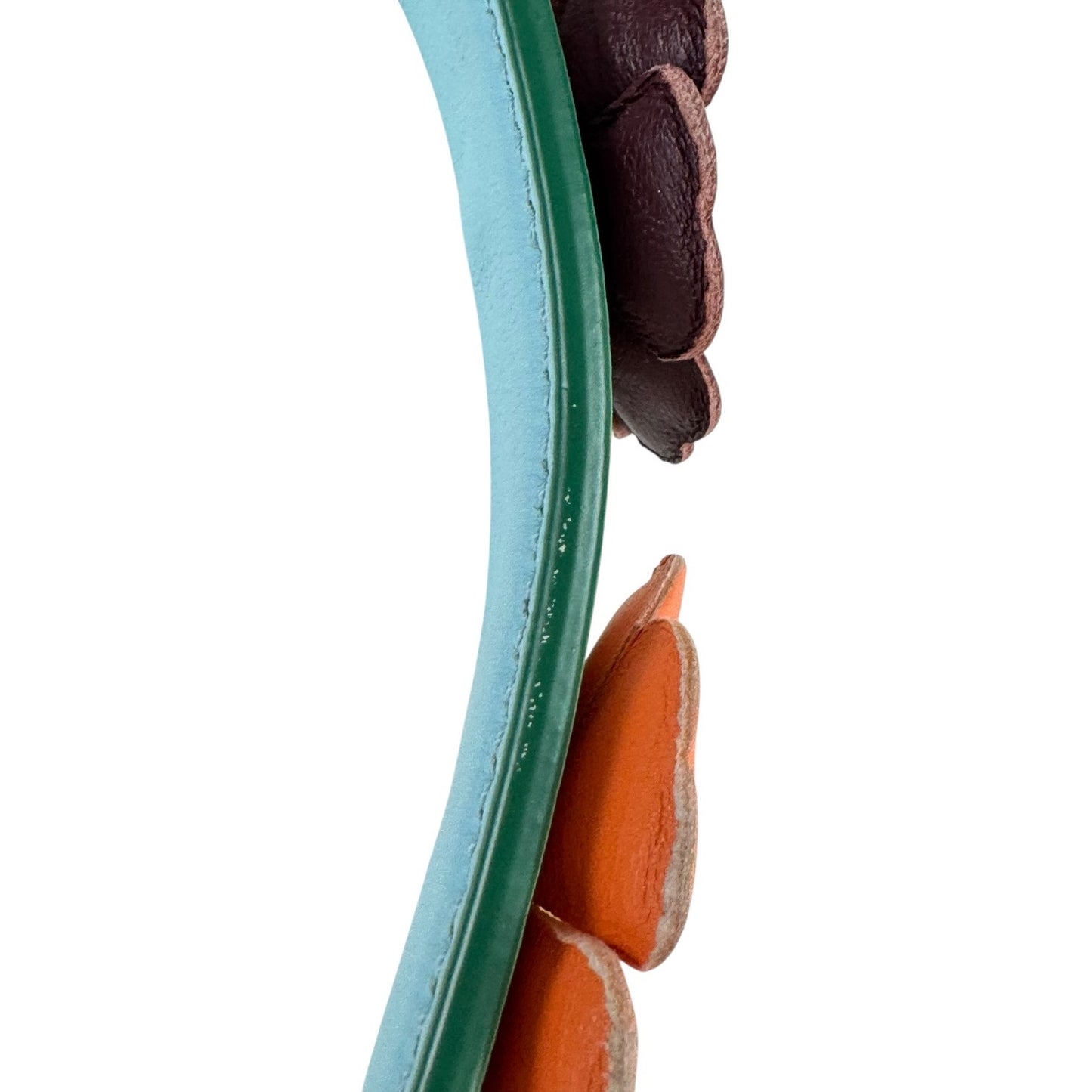 Fendi Studded Flower Leather Strap