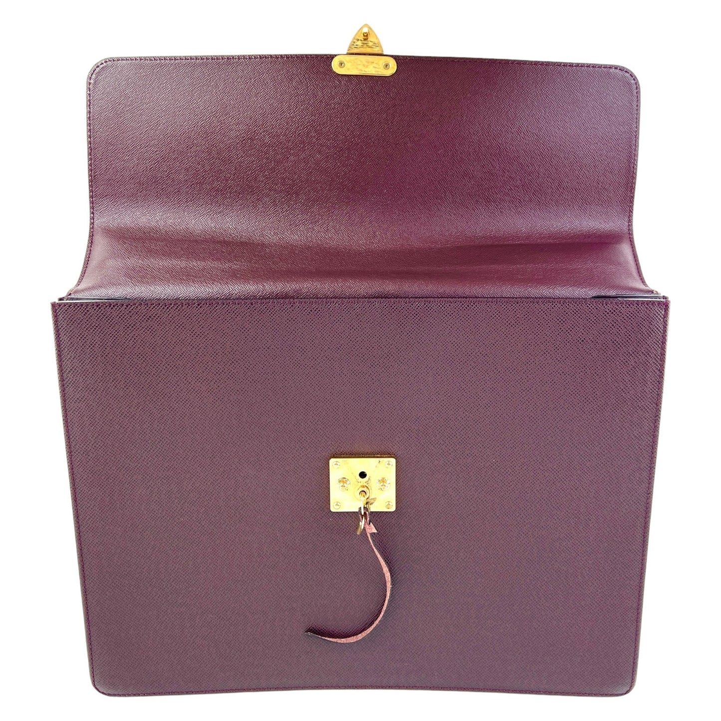 Louis Vuitton Vintage Serviette Taiga Leather Briefcase