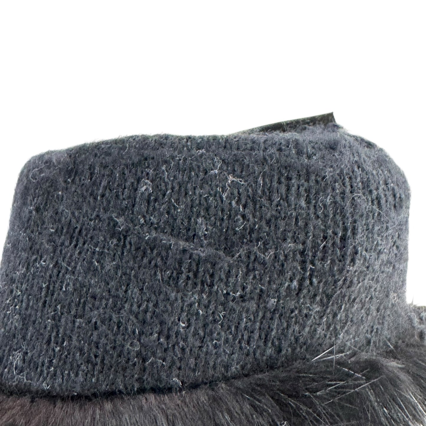 Prada Black Nylon & Mink Fur Gloves