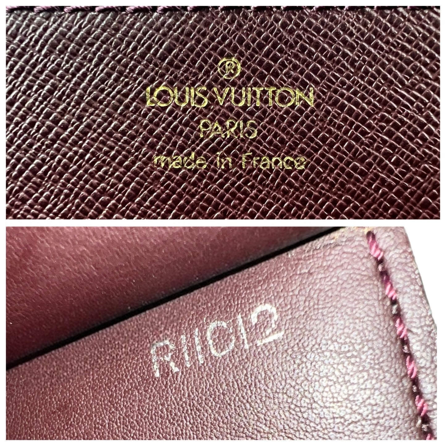 Louis Vuitton Vintage Serviette Taiga Leather Briefcase