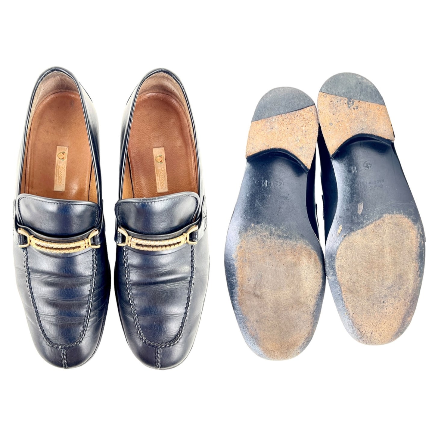 Gucci Vintage Men’s Leather Loafers