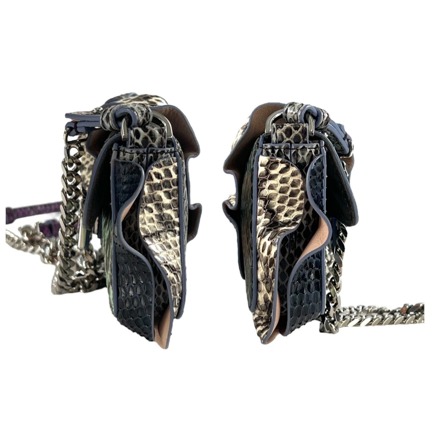 Fendi Python Mini MicroWaves Crossbody Bag