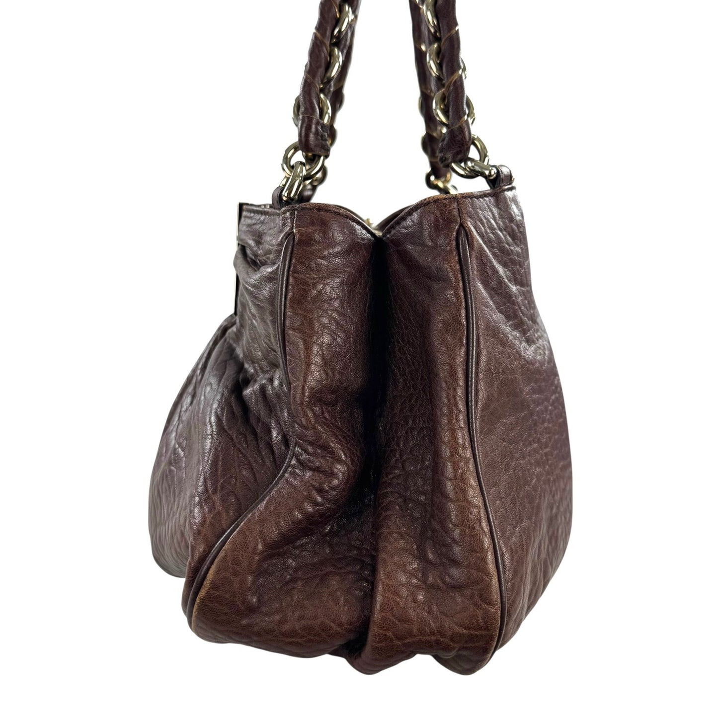 Fendi Mia Leather Shoulder Bag