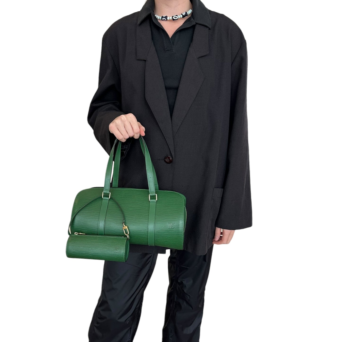 Louis Vuitton Vintage Epi Leather Soufflot Bag