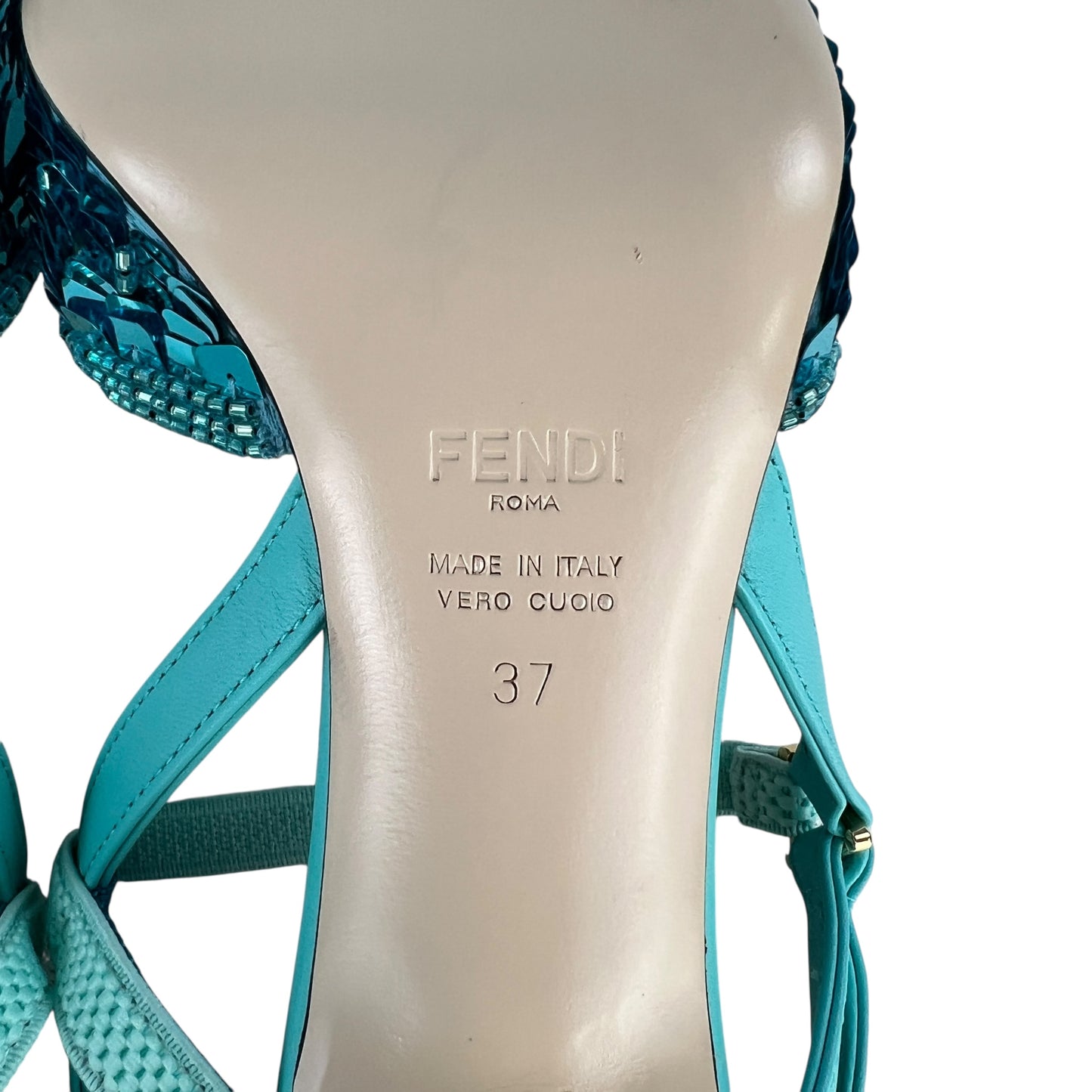 Fendi Sequined Heels