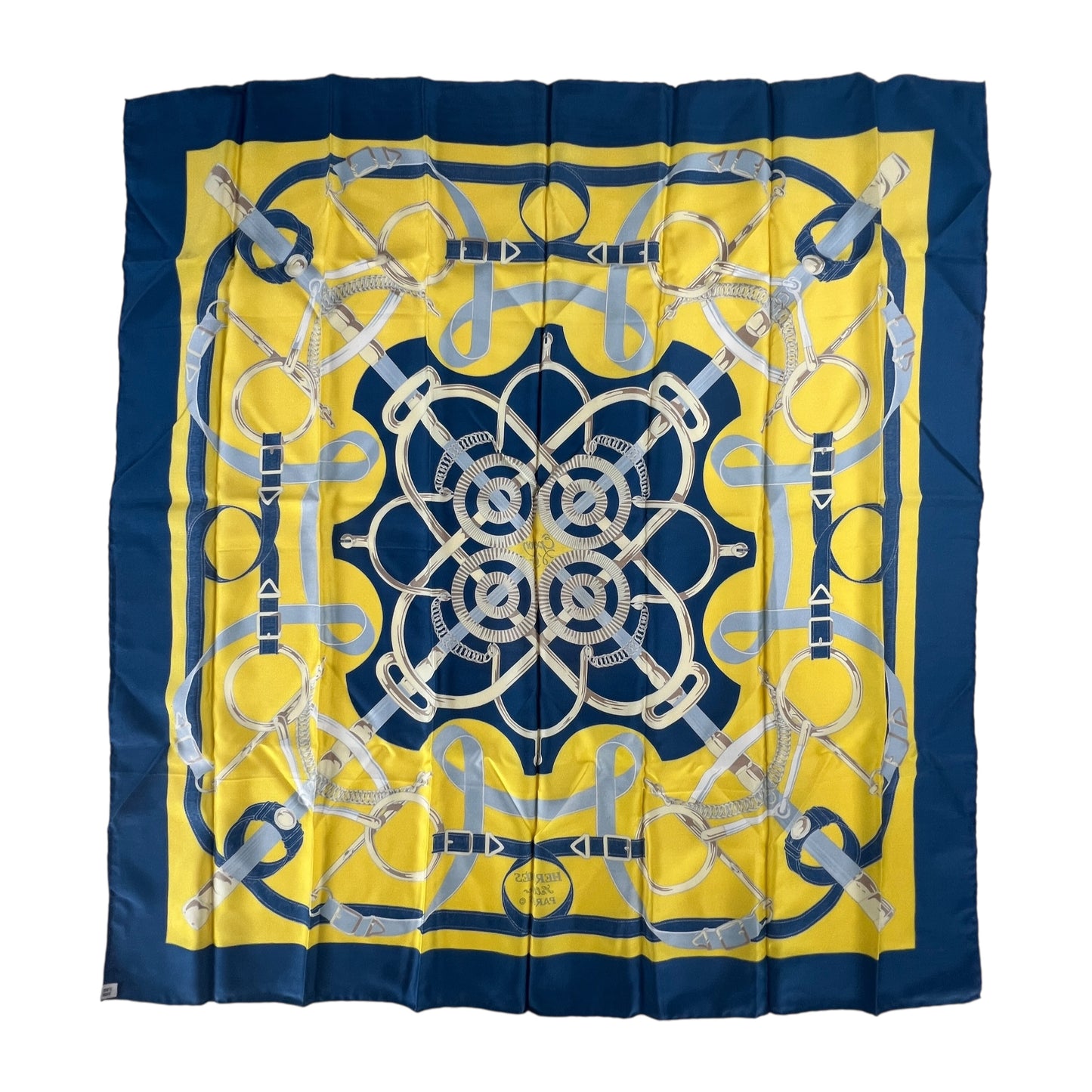 Hermes Eperon d’ Or Silk Scarf