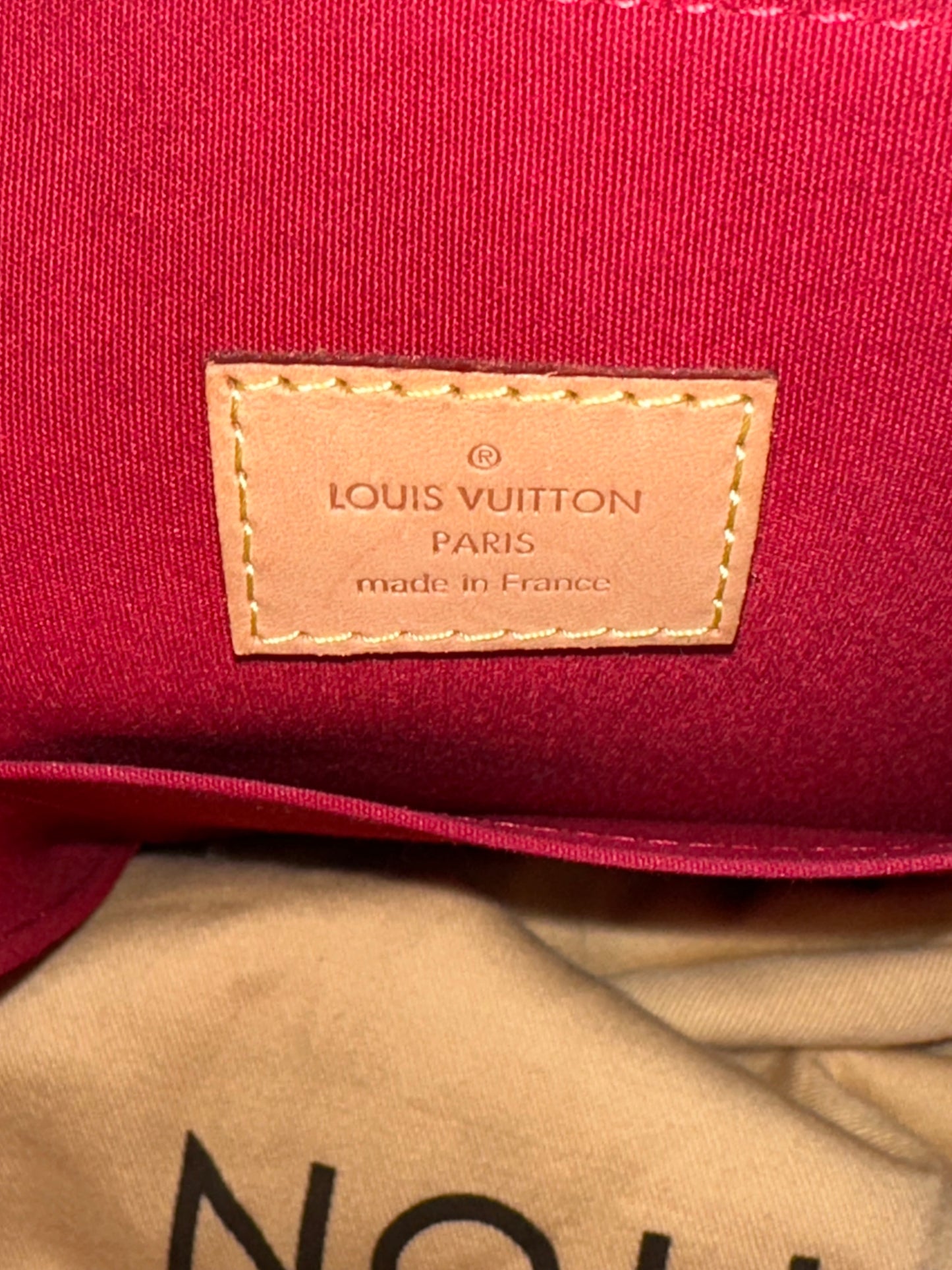 Louis Vuitton Vernis Alma GM Handbag