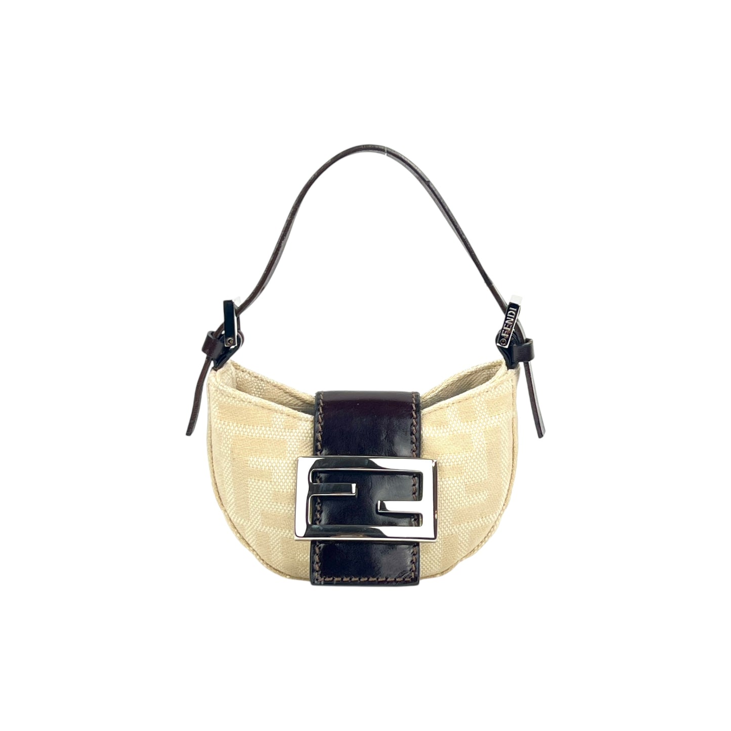 Fendi Zucca Mini Croissant Handbag