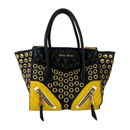 Miu Miu Biker Grommet Tote Bag