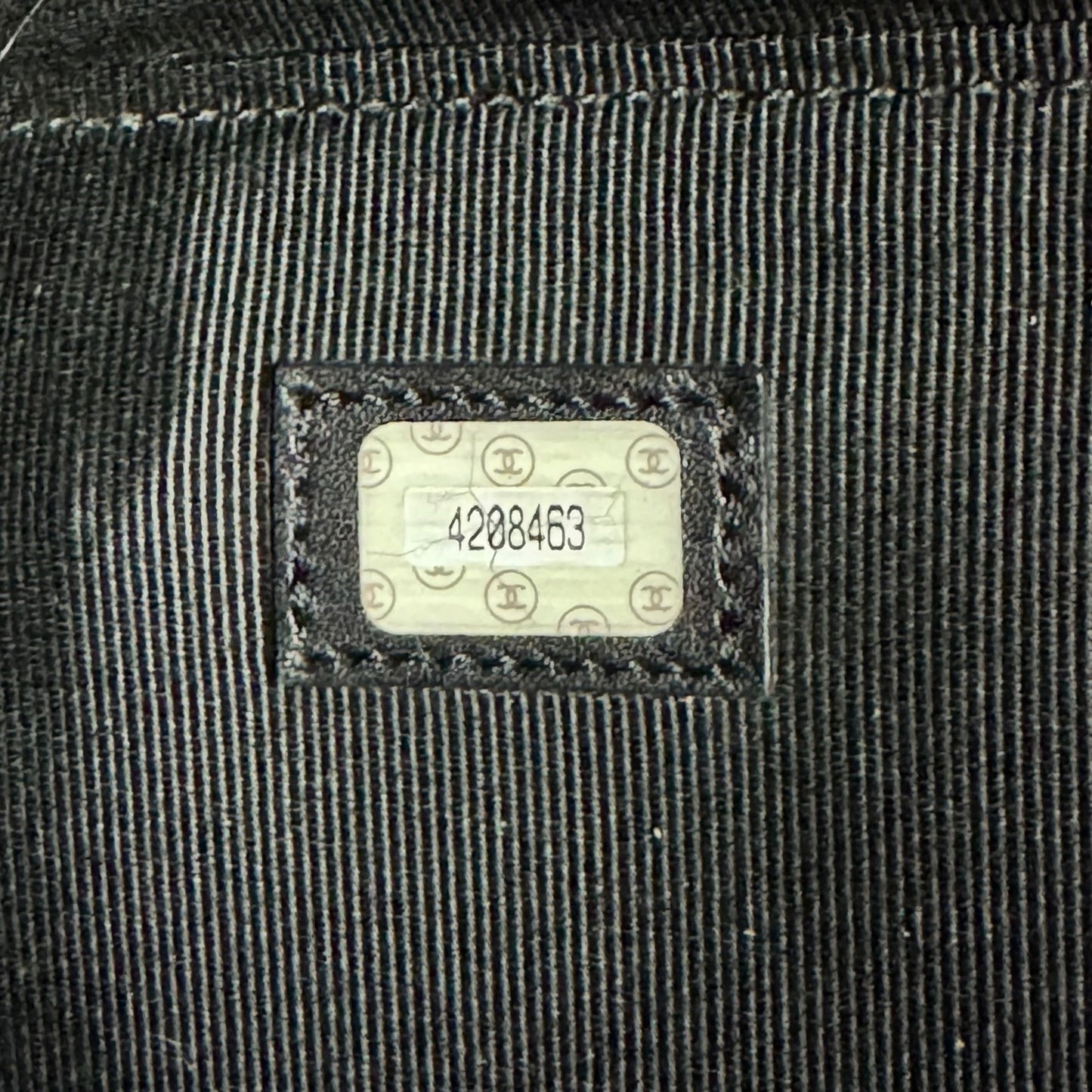 Chanel Vintage CC Caviar Leather Boston Bag
