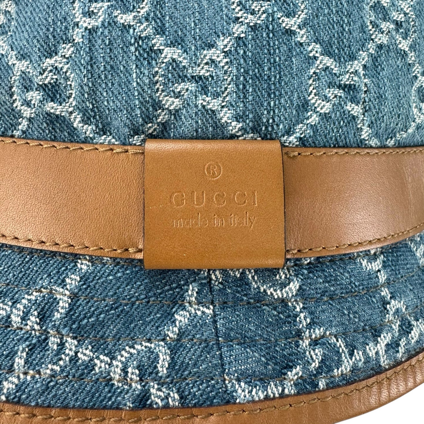 Gucci Monogram Denim Hat