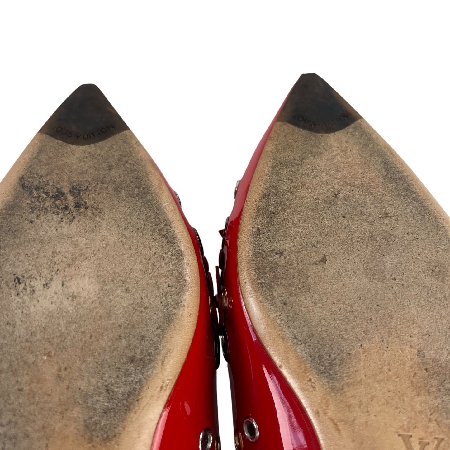 Louis Vuitton Vernis Flower Flats