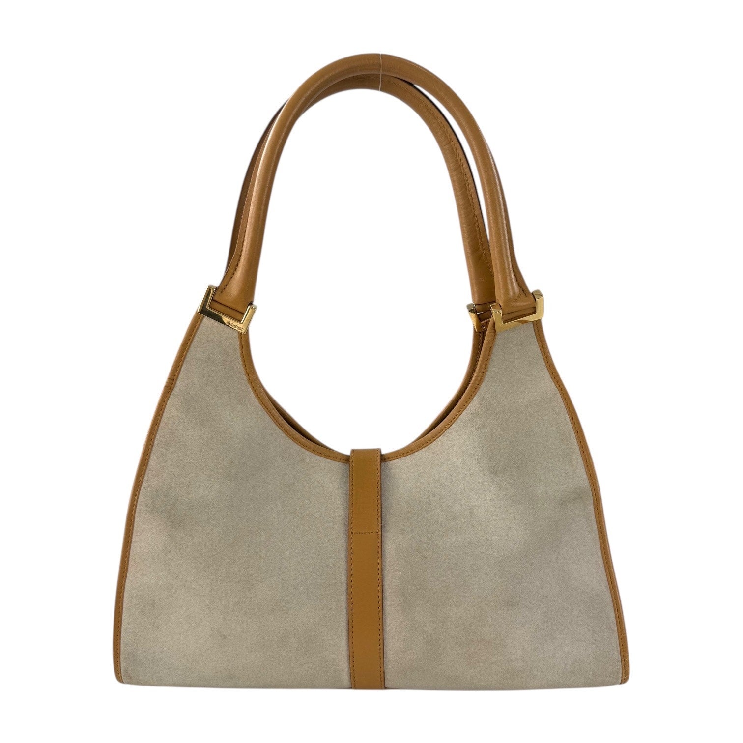 Gucci Bardot Suede Shoulder Bag