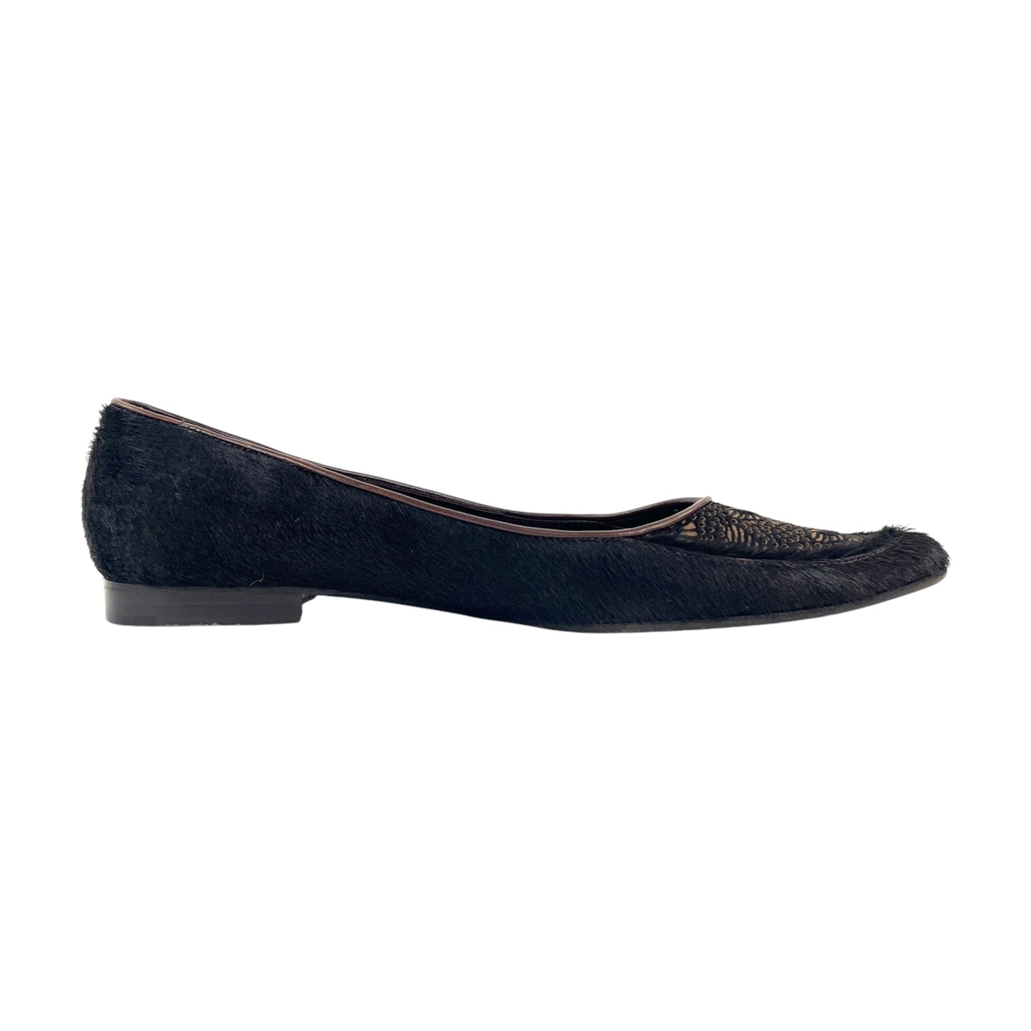Bottega Veneta Calf Hair Butterfly Flats