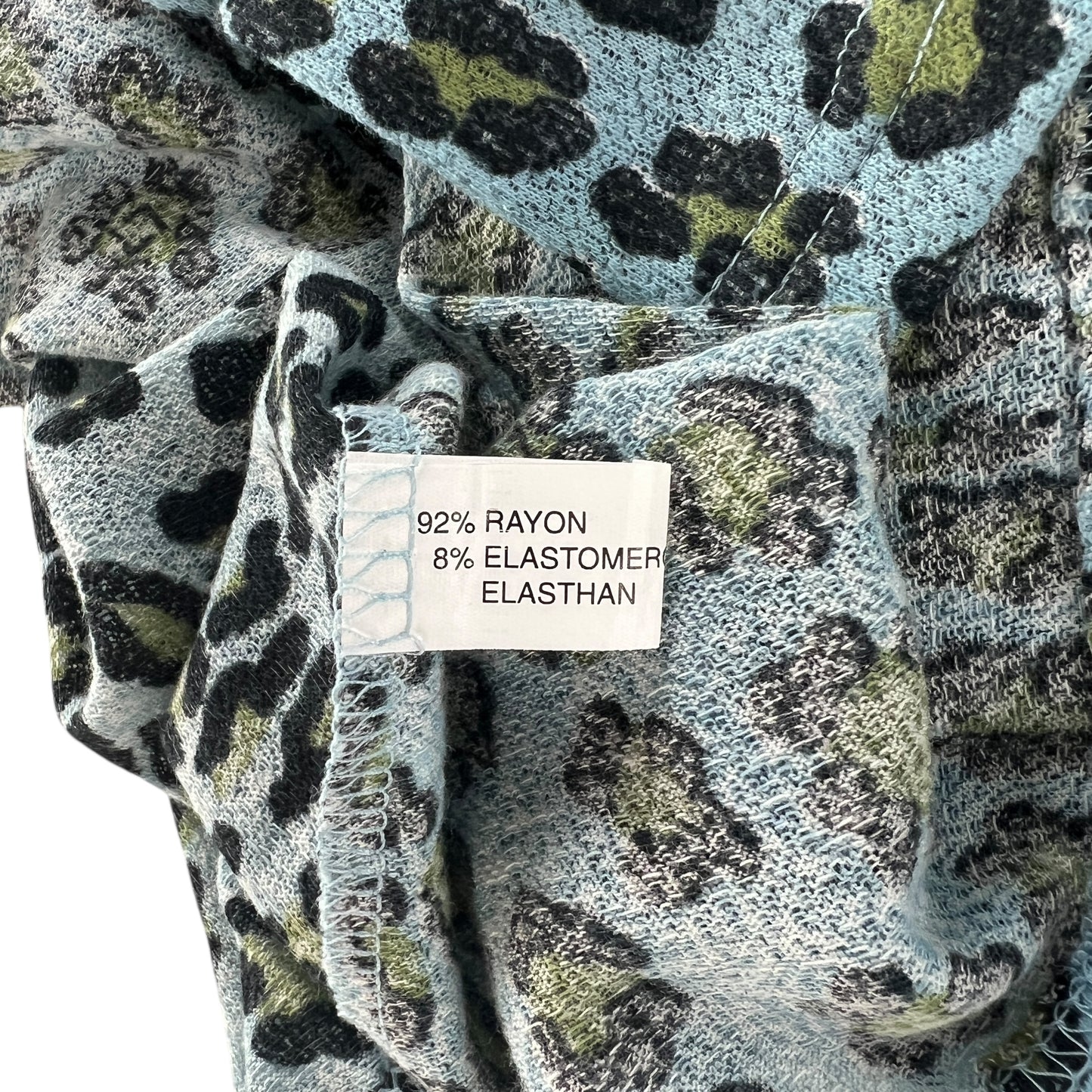 Fendi Vintage Leopard Print Button Down Blouse