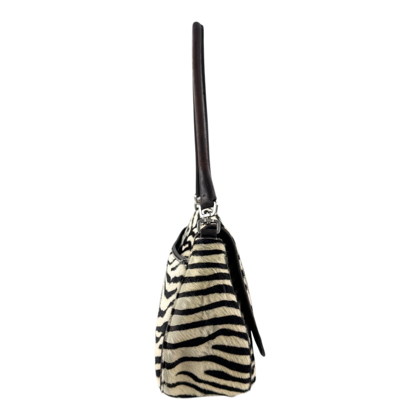 Prada Zebra Print Calf Hair Shoulder Bag