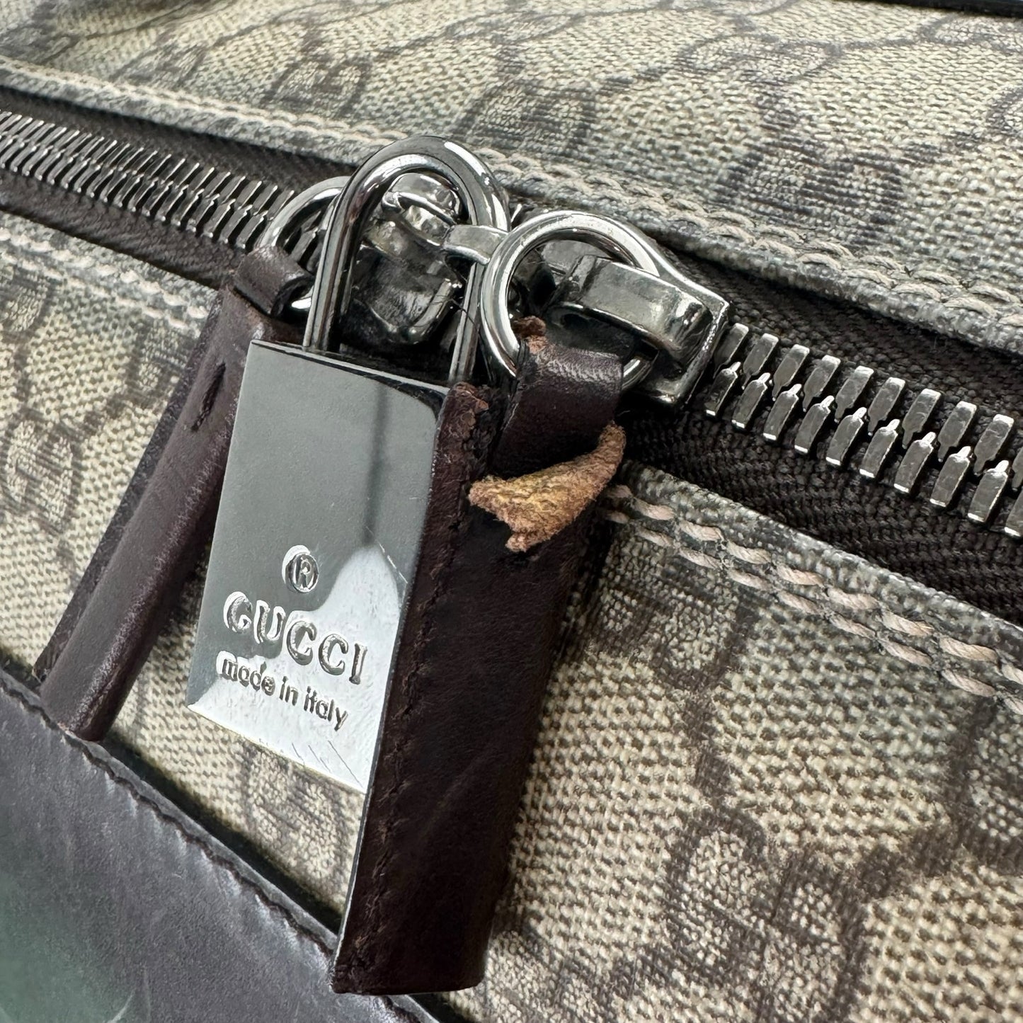 Gucci Monogram Duffle Bag