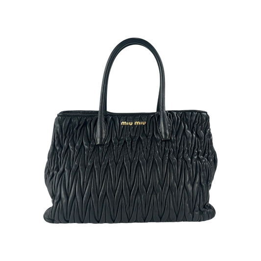Miu Miu Matelassé Leather Handbag