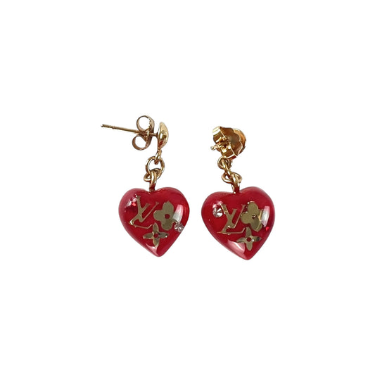 Louis Vuitton Heart Earrings