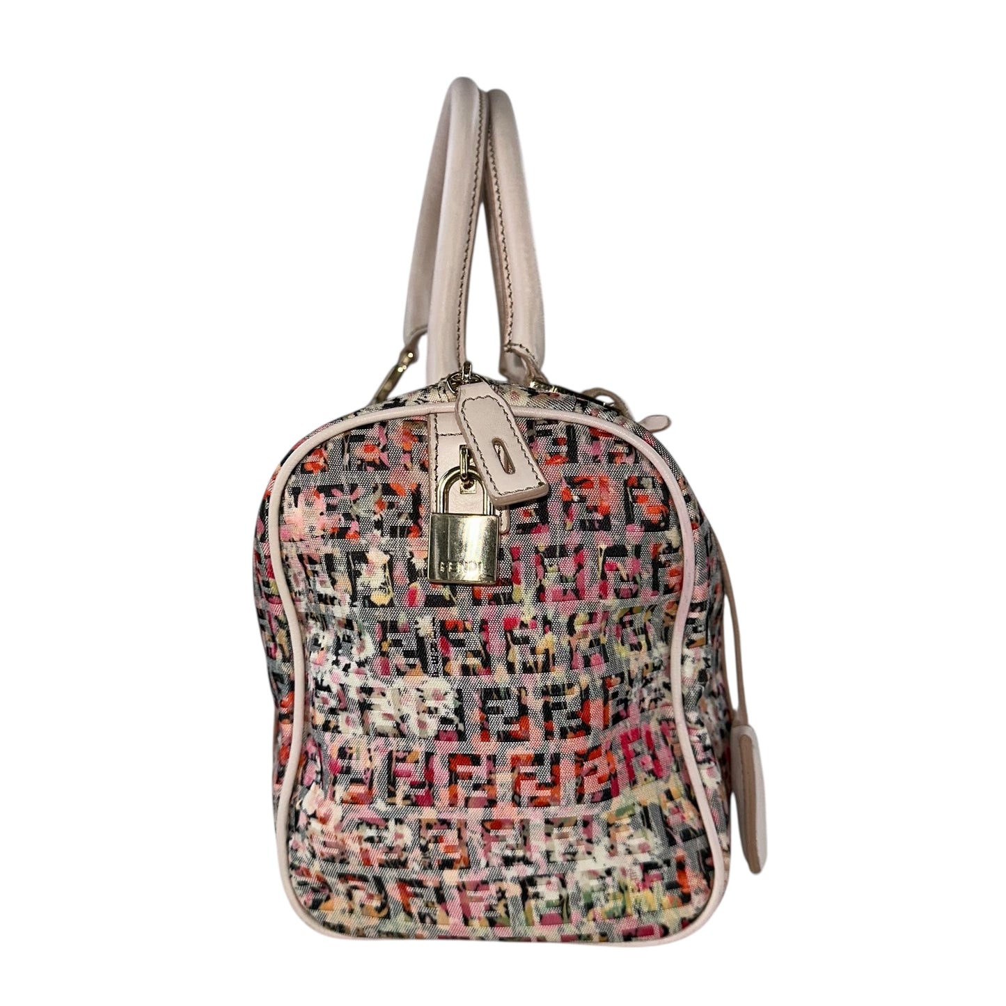 Fendi Vintage Zucchino Floral Mama Baguette Bag