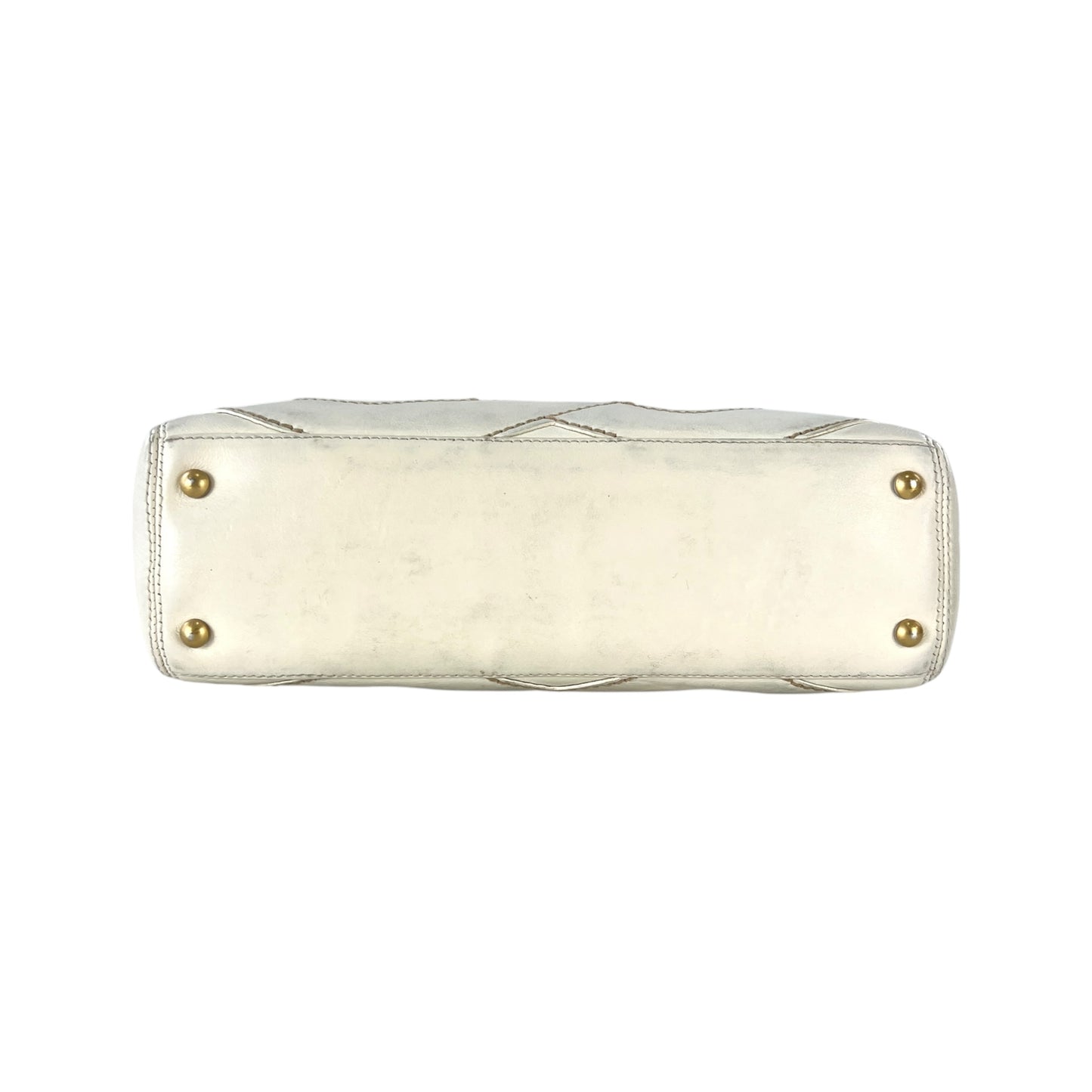 Chanel CC Stitched Leather Handbag