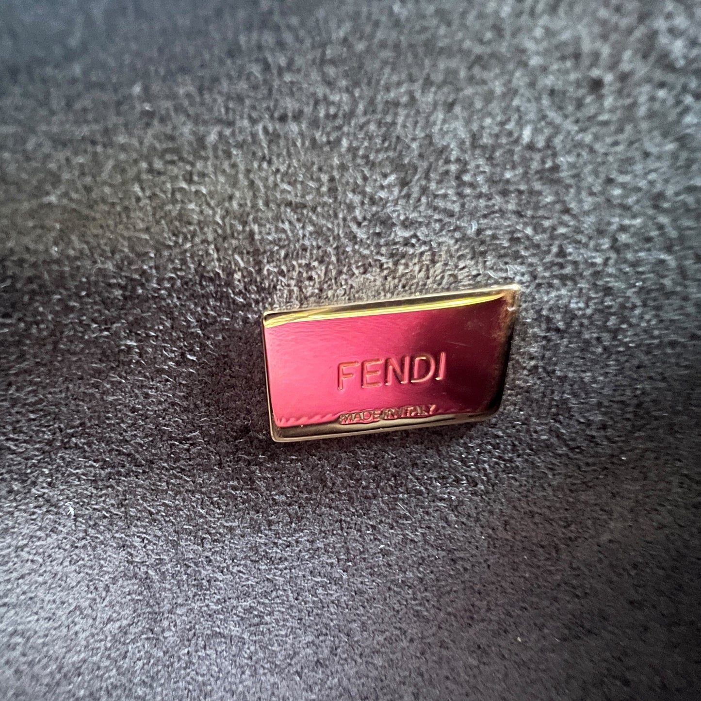Fendi Magenta Mini Peekaboo Bag