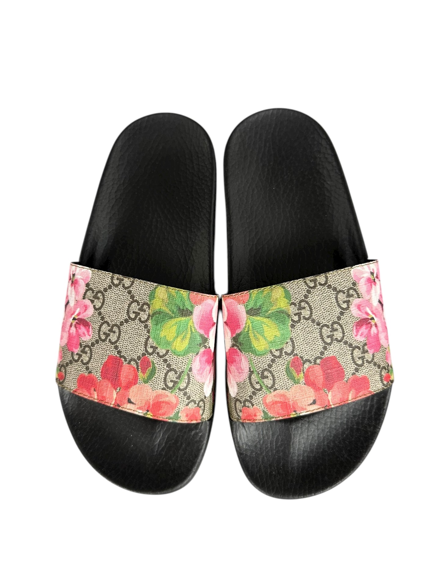 Gucci Monogram Floral Slides