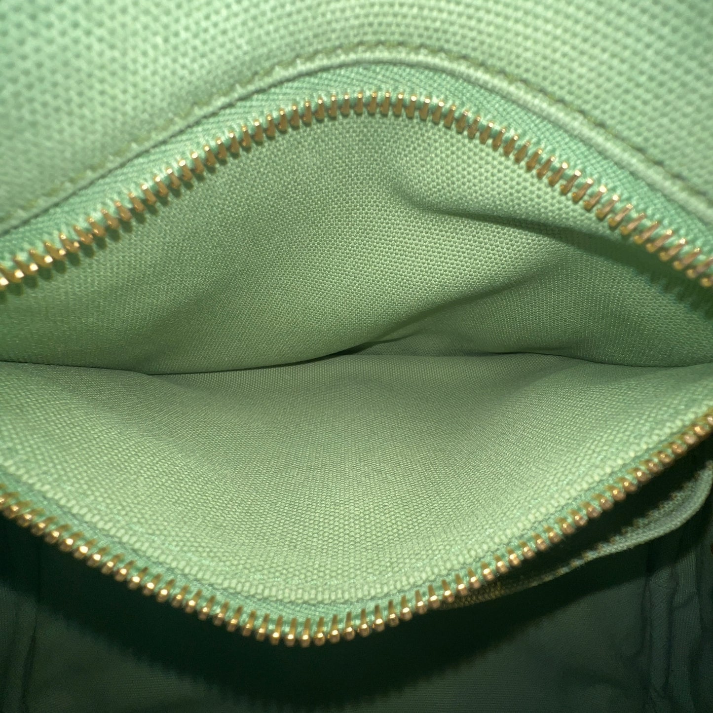 Prada Green Canapa Tote Bag