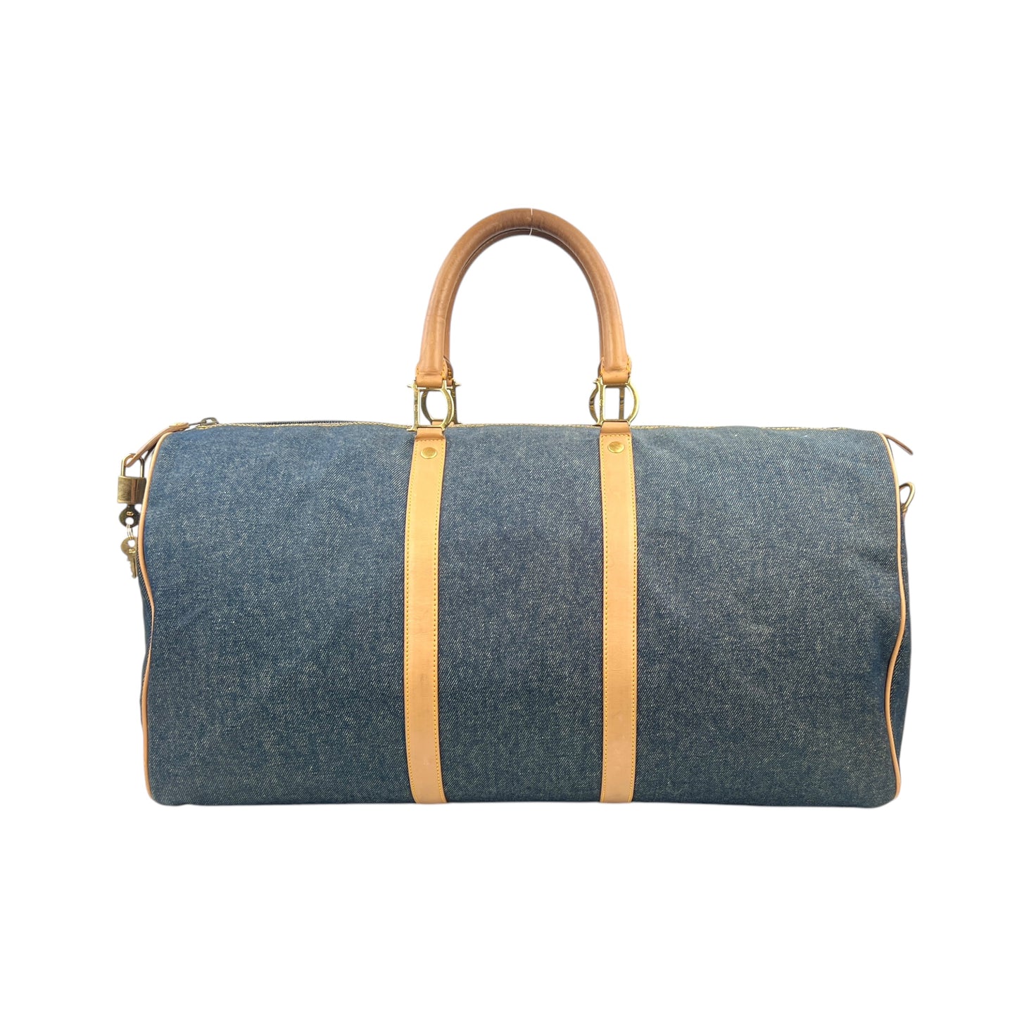Dior Vintage Denim Travel Bag