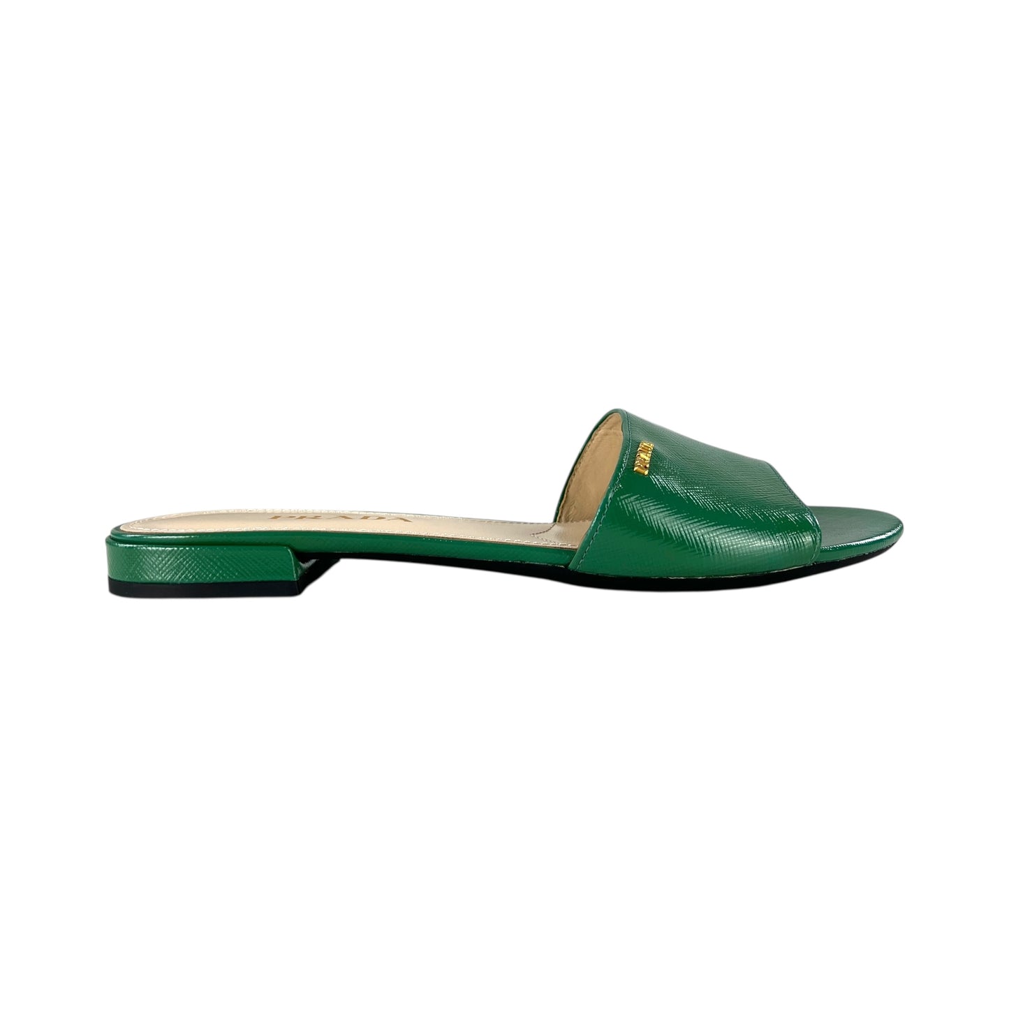 Prada Saffiano Leather Sandals