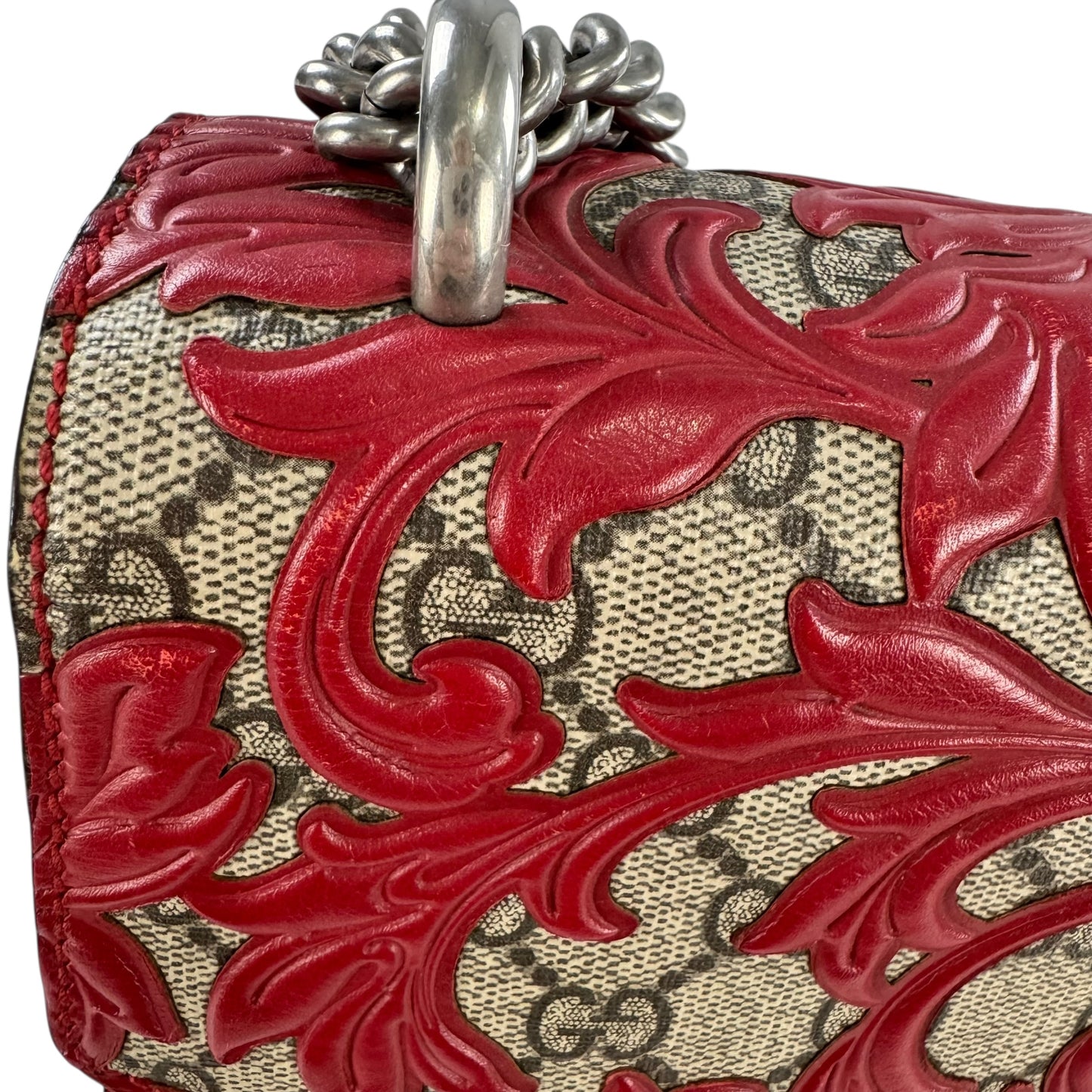Gucci Monogram Supreme Arabesque Dionysus Shoulder Bag