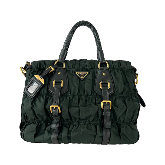 Prada Gaufre Nylon Handbag