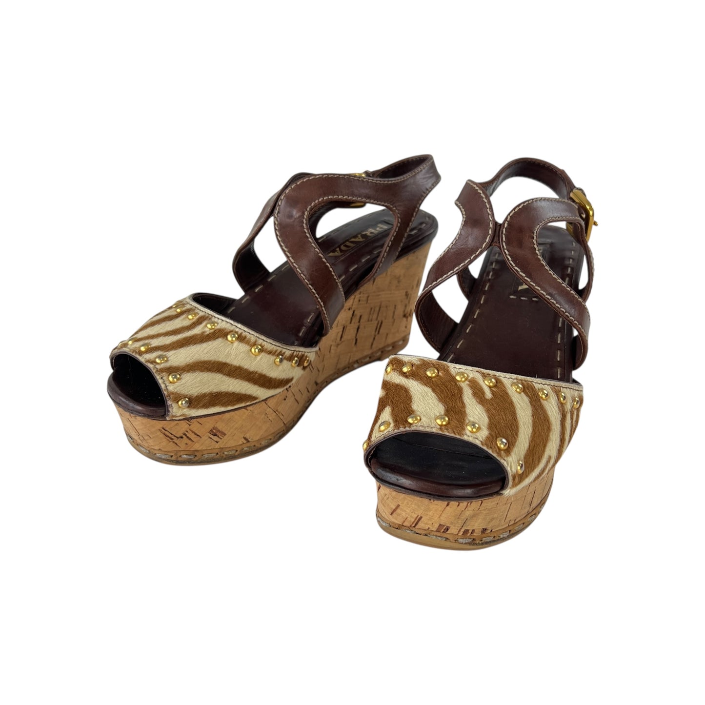 Prada Zebra Wedges