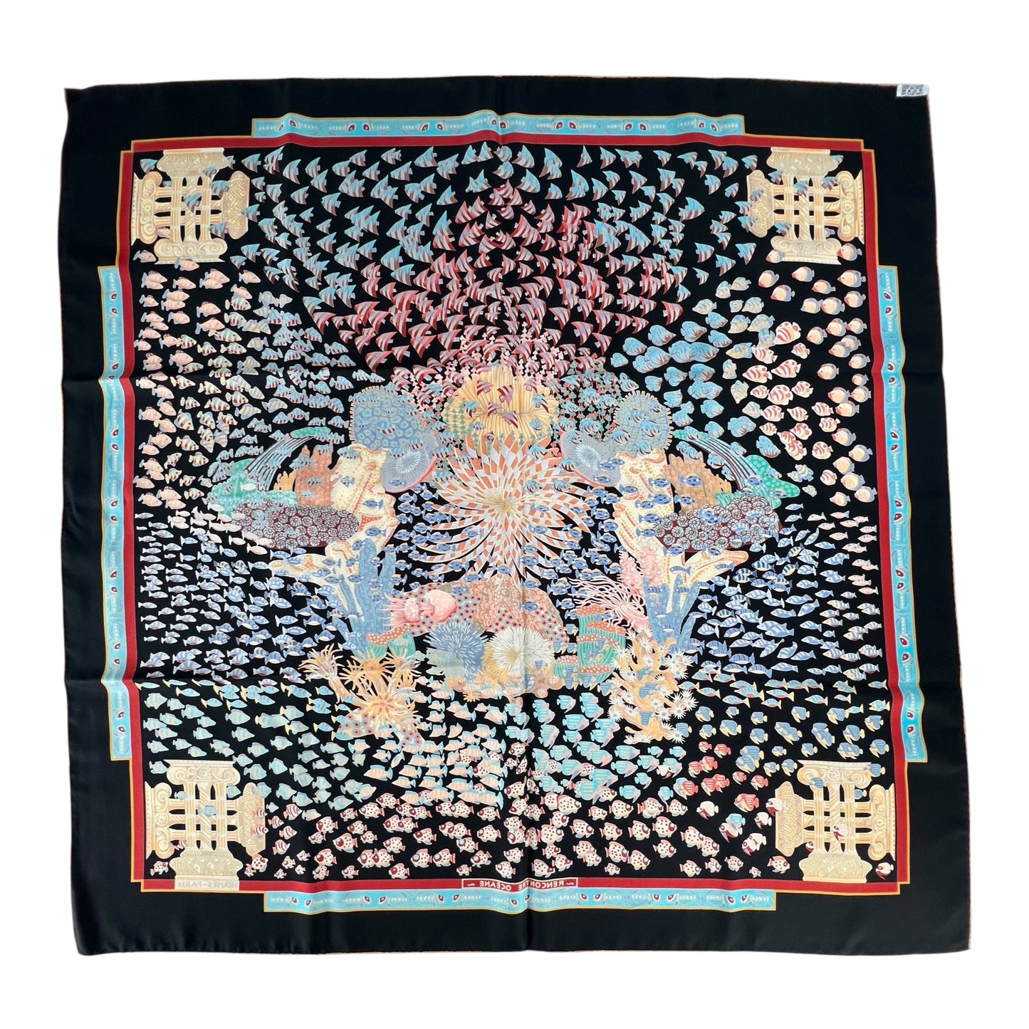 Hermès Gold Atlantic Encounter Scarf