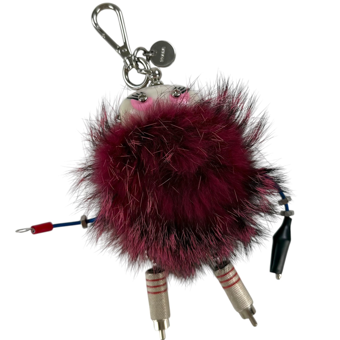 Prada Fur Robot Nancy Keychain Bag Charm
