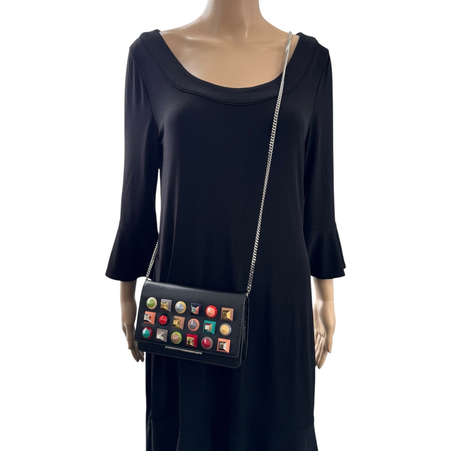 Fendi Studded Wallet-On-Chain Bag