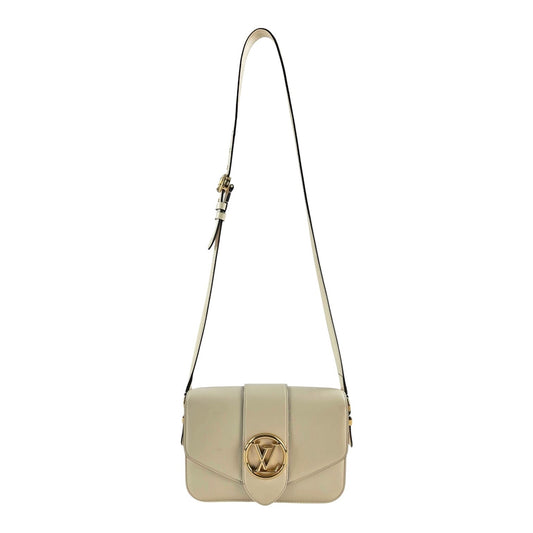 Louis Vuitton Smooth Calfskin Pont 9 Shoulder Bag