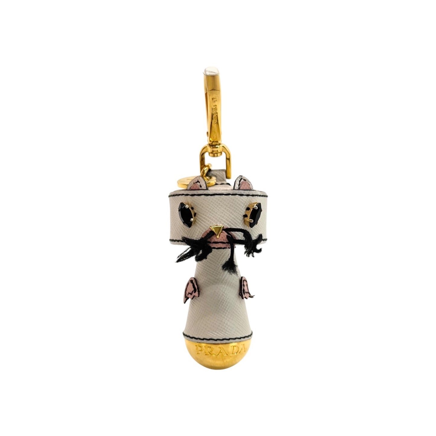 Prada Saffiano Leather Cat Bag Charm