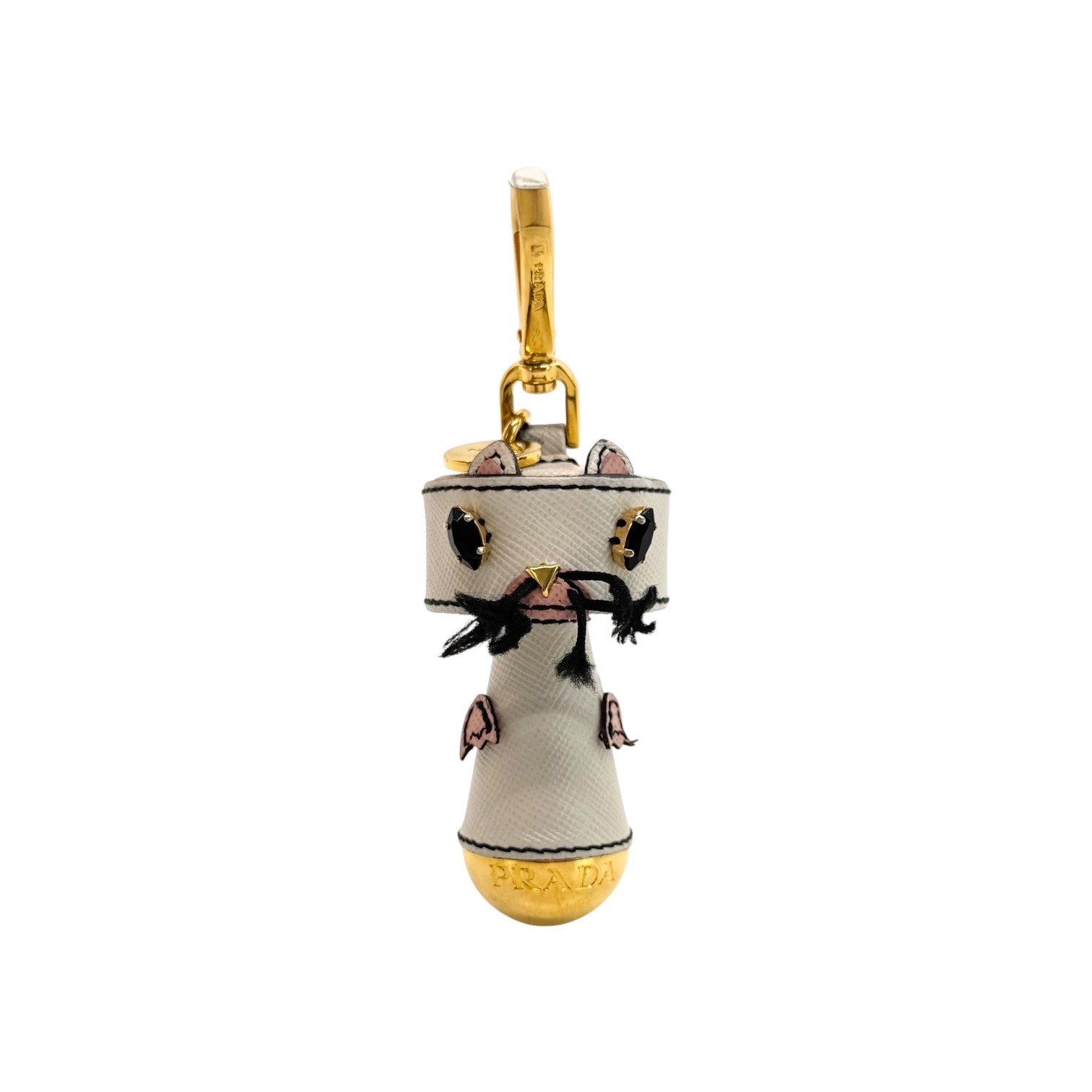 Prada Saffiano Leather Cat Bag Charm