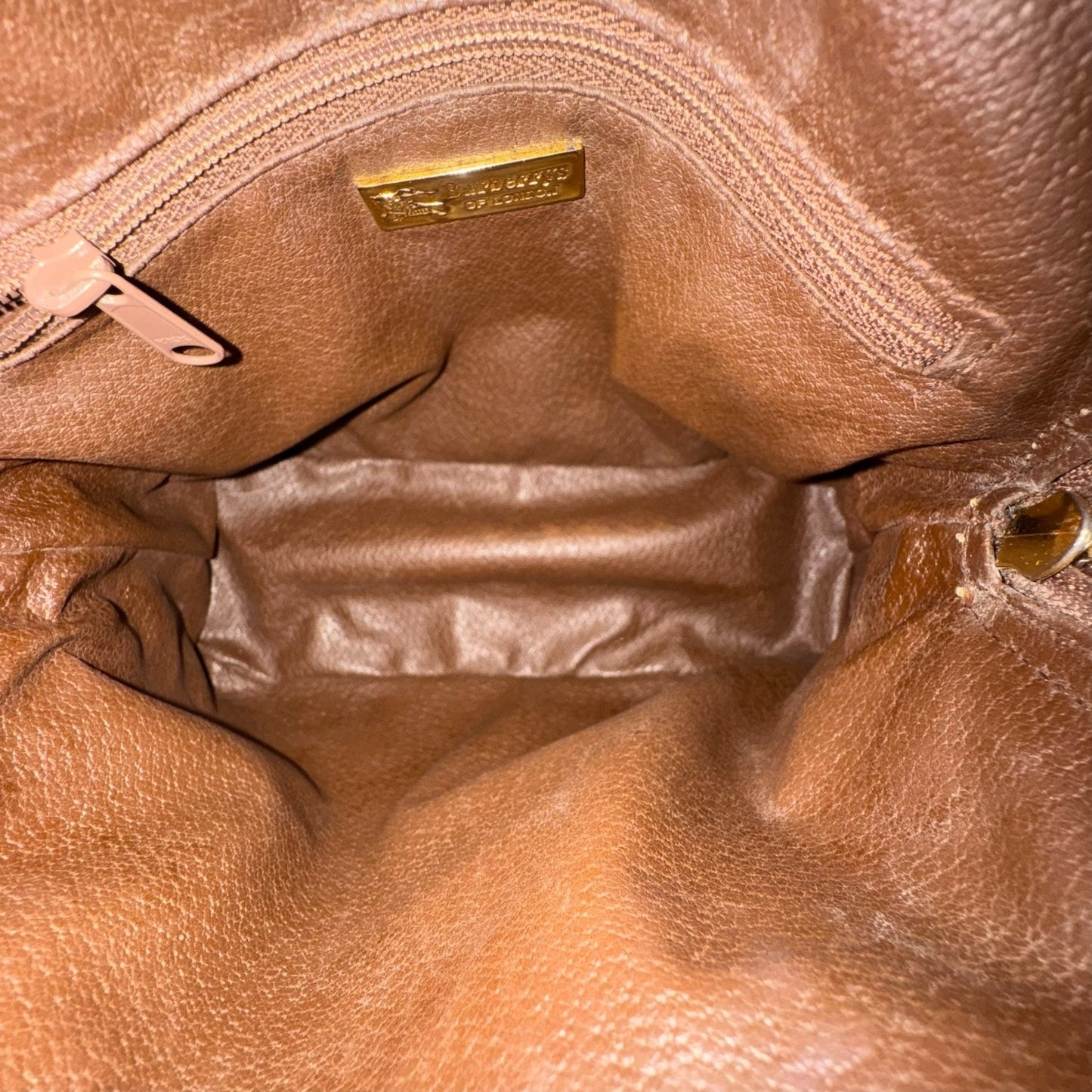 Burberry Nova Check Shadow Mini Dome Handbag