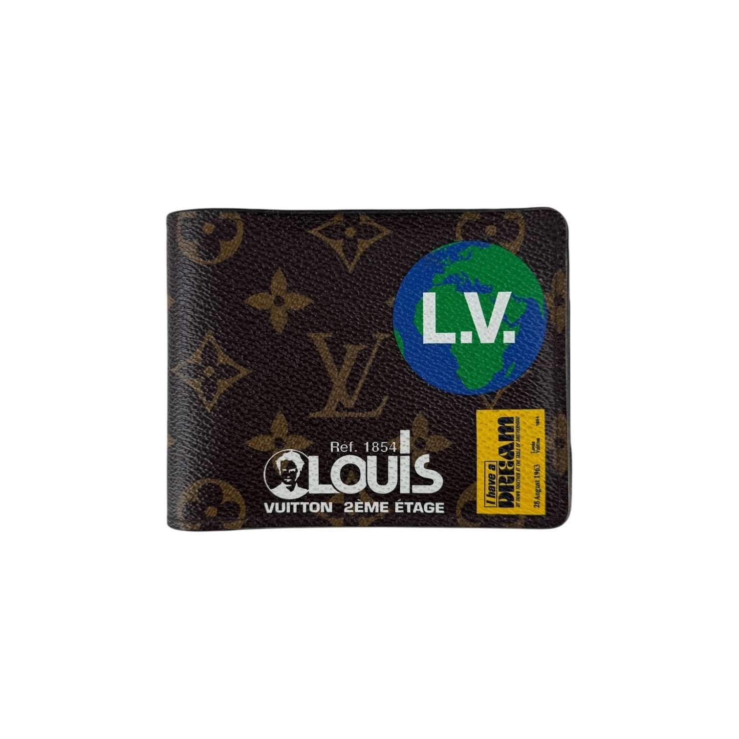 Louis Vuitton Monogram Logo Story Bifold Wallet