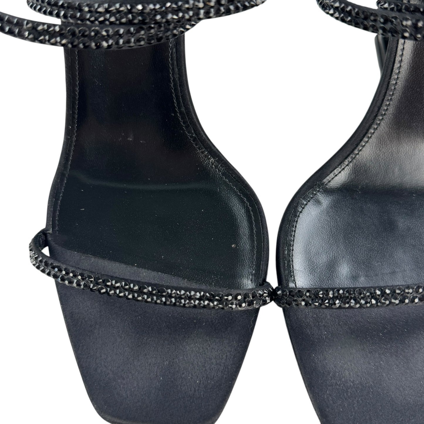 YSL Crystal Wrap Heels