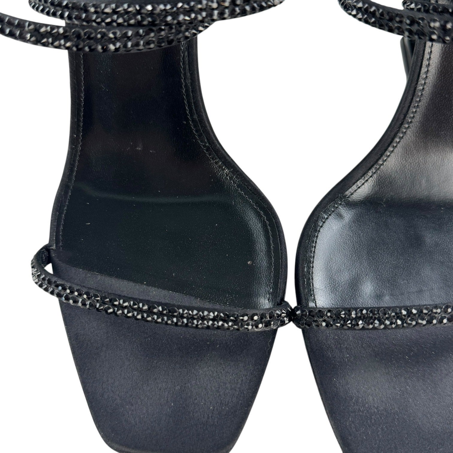 YSL Crystal Wrap Heels